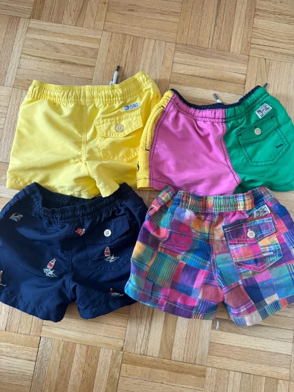 4-Pack Ralph Lauren Polo Boy Bathing Suit Bottoms- Size 2/2T